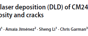 High‑density direct laser deposition (DLD) of CM247LC alloy microstructure, porosity and cracks