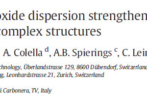 Selective laser melting of an oxide dispersion strengthened (ODS) γ-TiAl alloy towards production of complex structures
