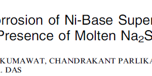 Type-I Hot Corrosion of Ni-Base Superalloy CM247LC in Presence of Molten Na2SO4 Film