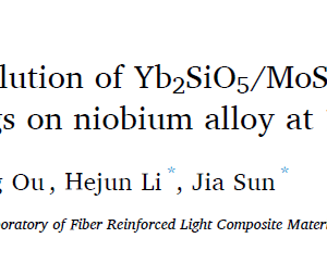 Microstructure and phase evolution of Yb2SiO5_MoSi2-Mullite environmental barrier coatings on niobium alloy at 1500 ℃