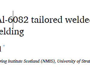 Cold forming of Al-5251 and Al-6082 tailored welded blanks manufactured by laser and electron beam welding