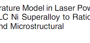 A Melt Pool Temperature Model in Laser Powder Bed Fabricated CM247LC Ni Superalloy to Rationalize Crack Formation and Microstructural Inhomogeneities