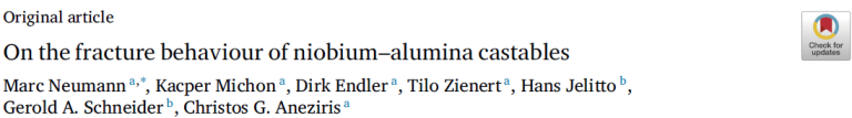 Read more about the article On the fracture behaviour of niobium–alumina castables