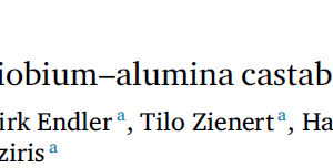 On the fracture behaviour of niobium–alumina castables