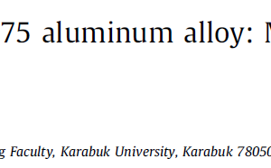 Electron beam welding of 7075 aluminum alloy Microstructure and fracture properties