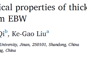 Characterization and mechanical properties of thick TC4 titanium alloy sheets welded joint by vacuum EBW