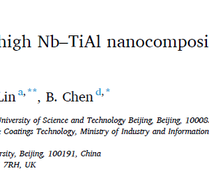Electron beam melted TiC_high Nb–TiAl nanocomposite Microstructure and mechanical property
