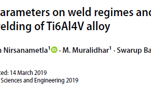 Influence of weld parameters on weld regimes and vaporization rate in electron beam welding of Ti6Al4V alloy