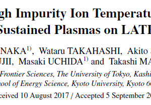 Observation of High Impurity Ion Temperatures in ECW_EBW Sustained Plasmas on LATE
