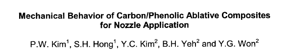 Read more about the article Mechanical Behavior of Carbon_Phenolic Ablative Composites for Nozzle Application