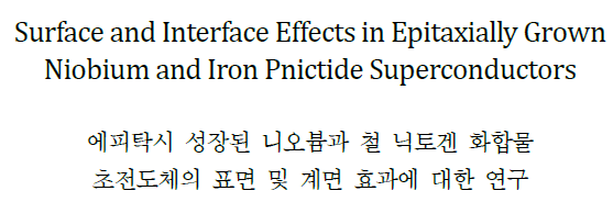 Read more about the article Surface and Interface Effects in Epitaxially Grown Niobium and Iron Pnictide Superconductors