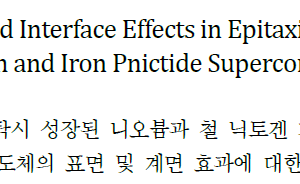 Surface and Interface Effects in Epitaxially Grown Niobium and Iron Pnictide Superconductors