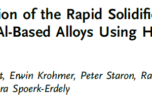In Situ Investigation of the Rapid Solidification Behavior of Intermetallic γ-TiAl-Based Alloys Using High-Energy X-Ray Diffraction