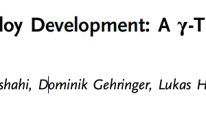 Electrons Meet Alloy Development A γ-TiAl-Based Alloy Showcase