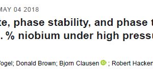 Equation of state, phase stability, and phase transformations of uranium-6 wt. % niobium under high pressure and temperature