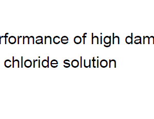 Corrosion performance of high damping alloys in 3.5% sodium chloride solution