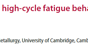 Recent progress in the high-cycle fatigue behaviour of γ-TiAl alloys
