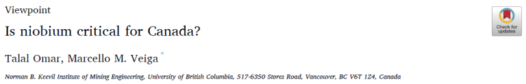 Read more about the article Is niobium critical for Canada