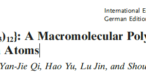 {Nb₂₈₈O₇₆₈(OH)₄₈(CO₃)₁₂} A Macromolecular Polyoxometalate with Close to 300 Niobium Atoms