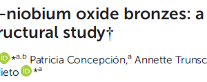 Tungsten–niobium oxide bronzes a bulk and surface structural study
