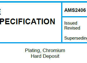 AMS 2406-Plating, Chromium Hard Deposit