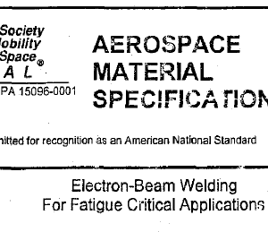 AMS 2680B-Electron-Beam Welding For Fatigue Critical Applications