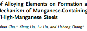 The Effect of Alloying Elements on Formation and Evolution Mechanism of Manganese-Containing Inclusions in Medium_High-Manganese Steels