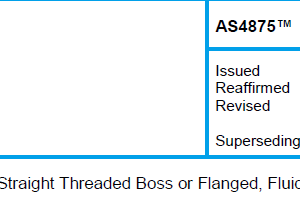 AMS 4875TM-(R) Fittings, Straight Threaded Boss or Flanged, Fluid Connection