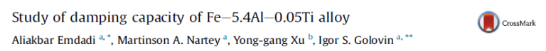 Read more about the article Study_of_damping_capacity_of_Fe_5_4Al_0