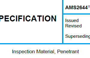 AMS 2644TM-Inspection Material, Penetrant