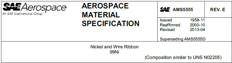 Read more about the article AMS 5555-Nickel and Wire Ribbon 99Ni