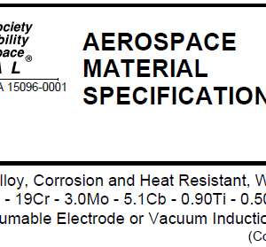 AMS 5832F-Nickel Alloy, Corrosion and Heat Resistant, Welding Wire 52.5Ni – 19Cr – 3.0Mo – 5.1Cb – 0.90Ti – 0.50Al – 18Fe Consumable Electrode or Vacuum Induction Melted