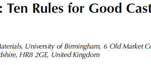 Castings Ten Rules for Good Castings