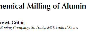 Chemical Milling of Aluminum