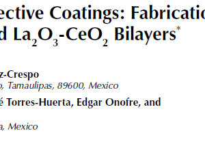 Corrosion Protective Coatings Fabrication of Sputtered CeO₂-La₂O₃ and La₂O₃-CeO₂ Bilayers