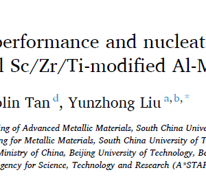 Microstructure, mechanical performance and nucleation mechanism of laser powder bed fused novel Sc_Zr_Ti-modified Al-Mg alloys