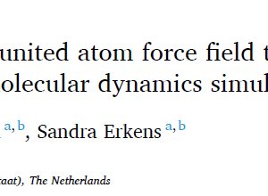 Introducing a force-matched united atom force field to explore larger spatiotemporal domains in molecular dynamics simulations of bitumen