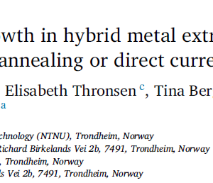 Al-Cu intermetallic phase growth in hybrid metal extrusion & bonding welds exposed to isothermal annealing or direct current cycling