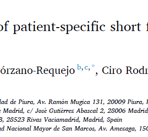 Innovative AI-driven design of patient-specific short femoral stems in primary hip arthroplasty