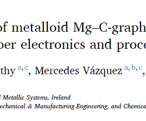 Post-fabrication adjustment of metalloid Mg–C-graphene nanoparticles via Pulsed Laser Ablation for paper electronics and process optimisation