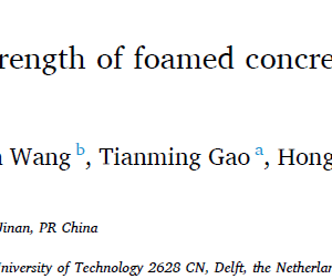 Size effect on compressive strength of foamed concrete Experimental and numerical studies