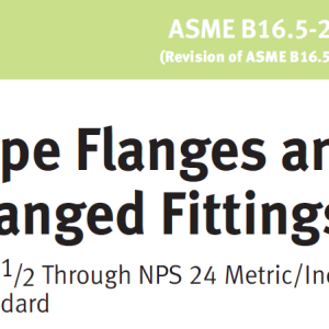ASME B16.5-2003 Pipe Flanges and Flanged Fittings