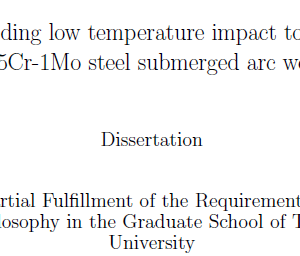 Understanding low temperature impact toughness of 2.25Cr-1Mo steel submerged arc welds
