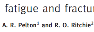 Mechanical fatigue and fracture of Nitinol