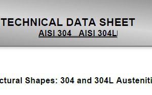 TECHNICAL DATA SHEET AISI 304 AISI 304L