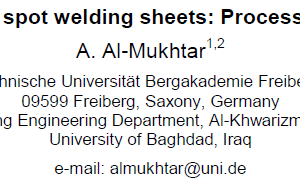Review of resistance spot welding sheets Processes, and, Failure Mode