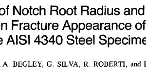The Influence of Notch Root Radius and Austenitizing Temperature on Fracture Appearance of As-Quenched Charpy-V Type AISI 4340 Steel Specimens