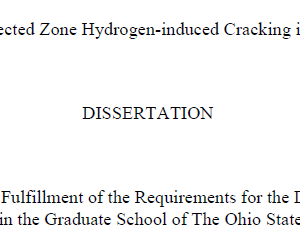 Evaluation of Heat-affected Zone Hydrogen-induced Cracking in High-strength Steels
