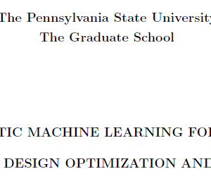 PROBABILISTIC MACHINE LEARNING FOR ADVANCED ENGINEERING DESIGN OPTIMIZATION AND DIAGNOSTICS