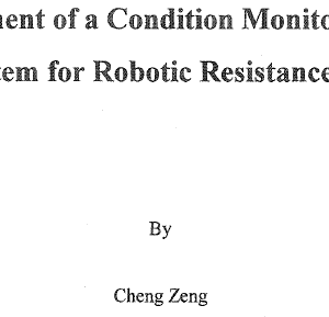 Development of a Condition Monitoring and Diagnostic System for Robotic Resistance Spot Welding
